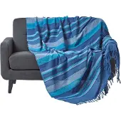 Homescapes WOHNDECKE Morocco 150/200 cm, 100% Baumwolle gestreift