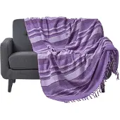 Homescapes WOHNDECKE Morocco 150/200 cm, 100% Baumwolle gestreift