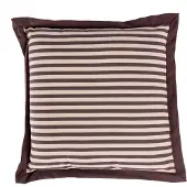 Homescapes SITZKISSEN braun-beige gestreift, 40/40/5 cm