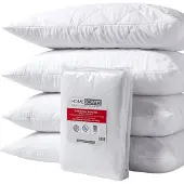 Homescapes KISSENSCHONER gesteppt 65/65 cm, 4er-Set, mit Reißverschluss