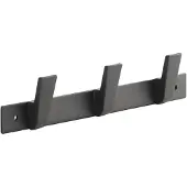 Sotech Blackline ALBUS Hakenleiste 257 mm mit 3 Haken Schwarz Pulverbeschichtet