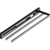 Sotech Handtuchauszug STYLE 2 Armig Schwarz 415 mm Auszugsweg 300 mm