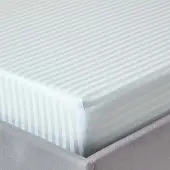 Homescapes SPANNBETTLAKEN Damast gestreift, 100% Ägyptische Baumwolle