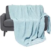 Homescapes ÜBERWURF Halden 225/255 cm, Chevron-Muster 100% Baumwolle