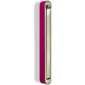 Sotech Garderobenhaken Harz, 120814, edelstahloptik / pink, Einzelhaken aus Metall, klappbar