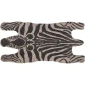 Homescapes FUSSMATTE Zebra, Kokos 38/75 cm