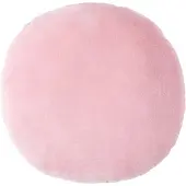 Homescapes DEKOKISSEN rund rosa, Baumwollsamt?40 cm