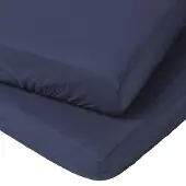 Homescapes BABY-SPANNBETTLAKEN 2er-Set, Ägyptische Baumwolle, 60/120 cm
