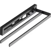 Sotech Handtuchauszug STYLE 2 Armig Schwarz 325 mm Auszugsweg 145 mm