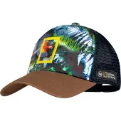 Buff Trucker Cap Scarlet Macaw