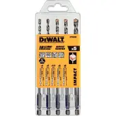 DeWalt Mehrzweckbohrer-Set 5-tlg. schlagfest