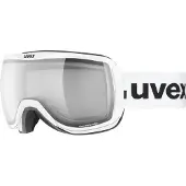Uvex DOWNHILL 2100 CV Unisex-Skibrille Vollrand Monoscheibe Kunststoff-Gestell, weiß