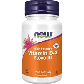 Now , Vitamin D3 Depot, 5.000Iu, Cholecalciferol, Weichkapseln 240 St