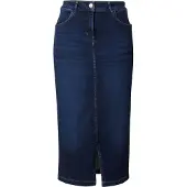 Comma Skirt Blue Denim Größe: 34 | Midiröcke Outlet | Damen | Blau
