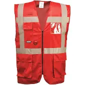 Portwest Iona Warnweste F476 Rot 3XL