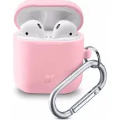 Cellularline Bounce - AirPods 1&2, Hülle, Pink, Apple, AirPods 1, 2, Silikon, Kratzresistent