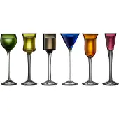 Lyngby Glas Shotglas Schnapps Assorted 25 / 50 ml (6-Stück)