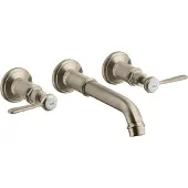 Axor 3-Loch Waschtischarmatur AXOR MONTREUX DN 15 UP f Wd-mon m Hebelgr. bru nickel brushed nickel