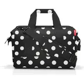 Reisenthel Schultertasche Reisetasche Allrounder Dots White schwarz