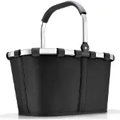 Reisenthel carrybag frame chrome in Platinum/Black (22 Liter), Einkaufstasche