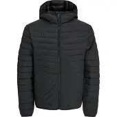 Jack & Jones Verstaubare Pufferjacke „Estate“, Schwarz XL