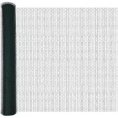 vidaXL Sechseckzaun mit Pfosten 100 x 1,2 m PVC-beschichteter Stahl