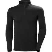 Helly Hansen Unterhemd Lifa Merino Midweight 1/2 Zip Black Herren-XXXL