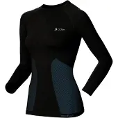 Odlo Tee Shirt Chaud WARM Femme Manches Longues Col Rond