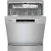 Gorenje GS642D90X freistehender Geschirrspüler 60 cm, Freistehend, Standardgröße (60 cm), Silber, Berührung, 2 Korb/Körbe, höher