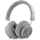 DKNY Bluetooth-Kopfhörer, Modell DKBHM2PCSHLE, beige/hellbeige, Karomuster