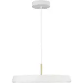 Nova Luce VETRO LED Pendelleuchte Weiß 35W Warmweiss 120x50cm 910621