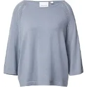 Comma Pullover Grey/black Größe: L | Longsleeves Outlet | Damen | Grau