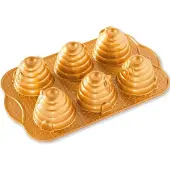 Nordic Ware 90777 Beehive Cakelets-Pfanne, 3 Tassen, Toffee
