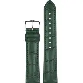 Hirsch 01028040-2-18 Uhrenarmband Duke L 18 mm Leder Dunkelgrün