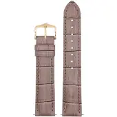 Hirsch 01028137-1-20 Leder-Armband für Uhren Duke M 20 mm Taupe