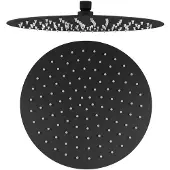 Sapho SLIM Kopfbrause, Durch. 300mm, Schwarz matt