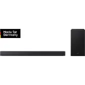 Samsung HW-B460F, 2.1 Kanäle, Dolby 2.0, Adaptiv, Spiel, Standard, Surround Sound Erweiterung, Schwarz, LPCM, Verkabelt & Kabellos