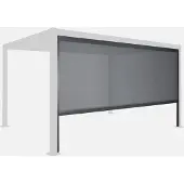 Sweeek - Markise 4m für die Pergola Palace 3x4m - Anthrazit