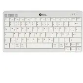 Bakker Elkuizen UltraBoard 950 V2 Wireless DE Qwertz, Tenkeyless (80 - 87 %), Verkabelt & Kabellos, USB + Bluetooth, Scherenschalter, QWERTZ, Dunkles Grau, Hellgrau