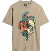 Superdry Biker Rock Graphic Loose Kurzarm-t-shirt