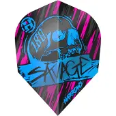 Harrows Savage Flights Blue Pink