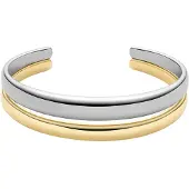 Fossil Ellis Silver and Gold Stainless Steel Bracelet JF04874998