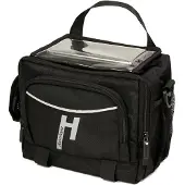 Haberland Lenkertasche 6l Bottle schwarz - praktische Fronttasche mit KLICKfi....