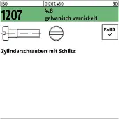 F. REYHER Nchfg. GmbH & Co. KG Zylinderschraube ISO 1207 m.Schlitz M 3 x 16 4.8 galvanisch vernickelt