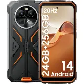 Blackview BV8100 (Dual Sim - 6.5"-Display - 256 GB, 8 GB RAM - NFC) Orange