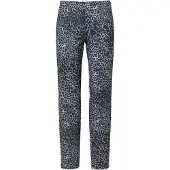 Comma Leggings , Damen, Gr. 36, N-Gr, grau (grau, schwarz), Web, Obermaterial: 33% Polyester, 32% Viskose, 30% Polyamid, 5% Elasthan, bedruckt, slim fit knöchellang, Hosen Leggings, mit All-Over Print