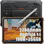 Blackview Active 8 Pro, 26,3 cm (10.4"), 1200 x 2000 Pixel, 256 GB, 8 GB, Android 14, Orange