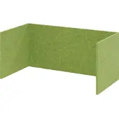 Hammerbacher FlexWall Akustikrückwand grün 74,8 x 37,3 x 32,8 cm