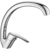 A&n&a aqualine Aqualine KASIOPEA 35 Küchenarmatur mit hohem Auslauf, Chrom