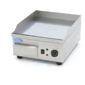 Maxima - Gastro Grillplatte - Glatte Chrom - 36 cm - inkl. Tropfschale